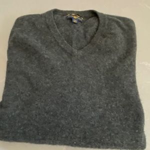 Macy's Club Room 100% Cashmere Sweater - Dark Grey - XXL